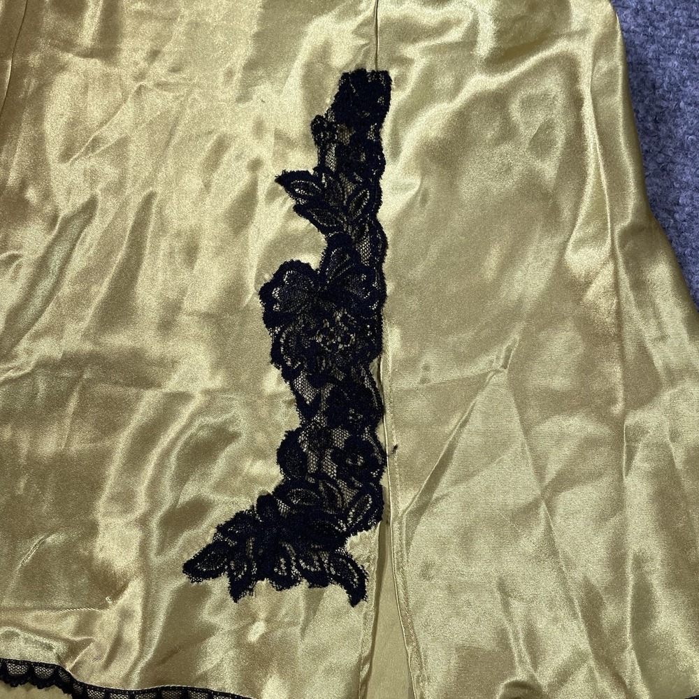 Fredericks Of Hollywood Y2K Satin Lace Chemise Slip Babydoll Fairycore Size S - Picture 4 of 10